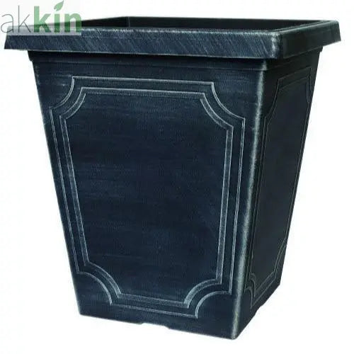 Estate Planter Tall Square 14"  Chalk AK Kin Garden Supplies