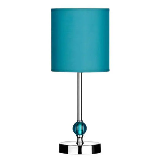 Evaine Teal Acrylic Ball Table Lamp AK Kin Garden Supplies