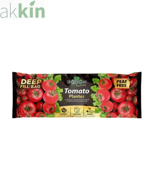 Evergreen Deep Fill Peat Free Tomato & Vegetable Planter 56L AK Kin Garden Supplies