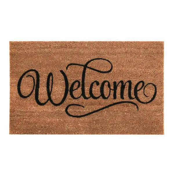 Filta Welcome Coir Doormat H2 x D40 x W60 AK Kin Garden Supplies