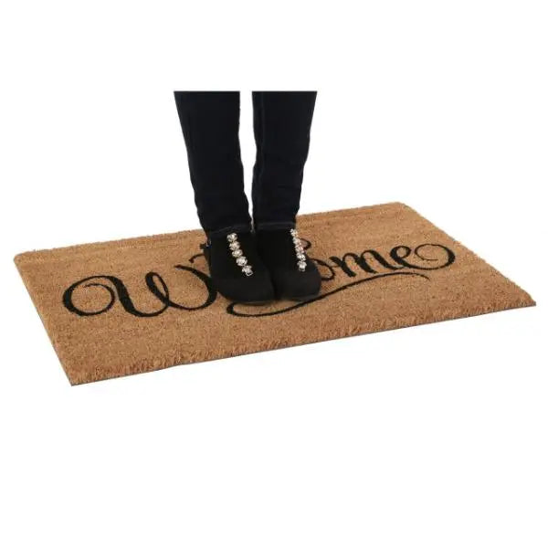 Filta Welcome Coir Doormat H2 x D40 x W60 AK Kin Garden Supplies