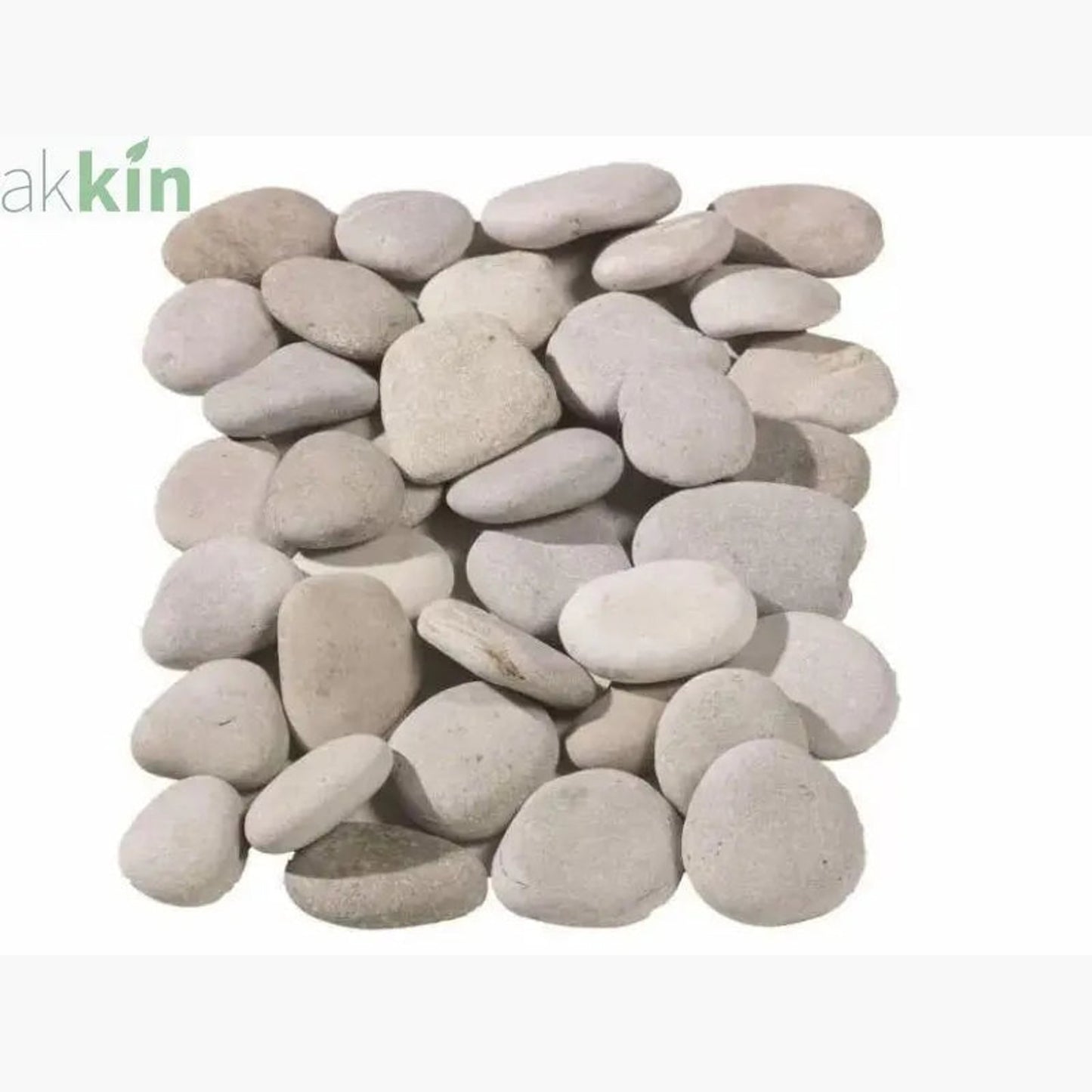 Flat Beige Cobbles 70-50mm 25kg Bag AK Kin Garden Supplies