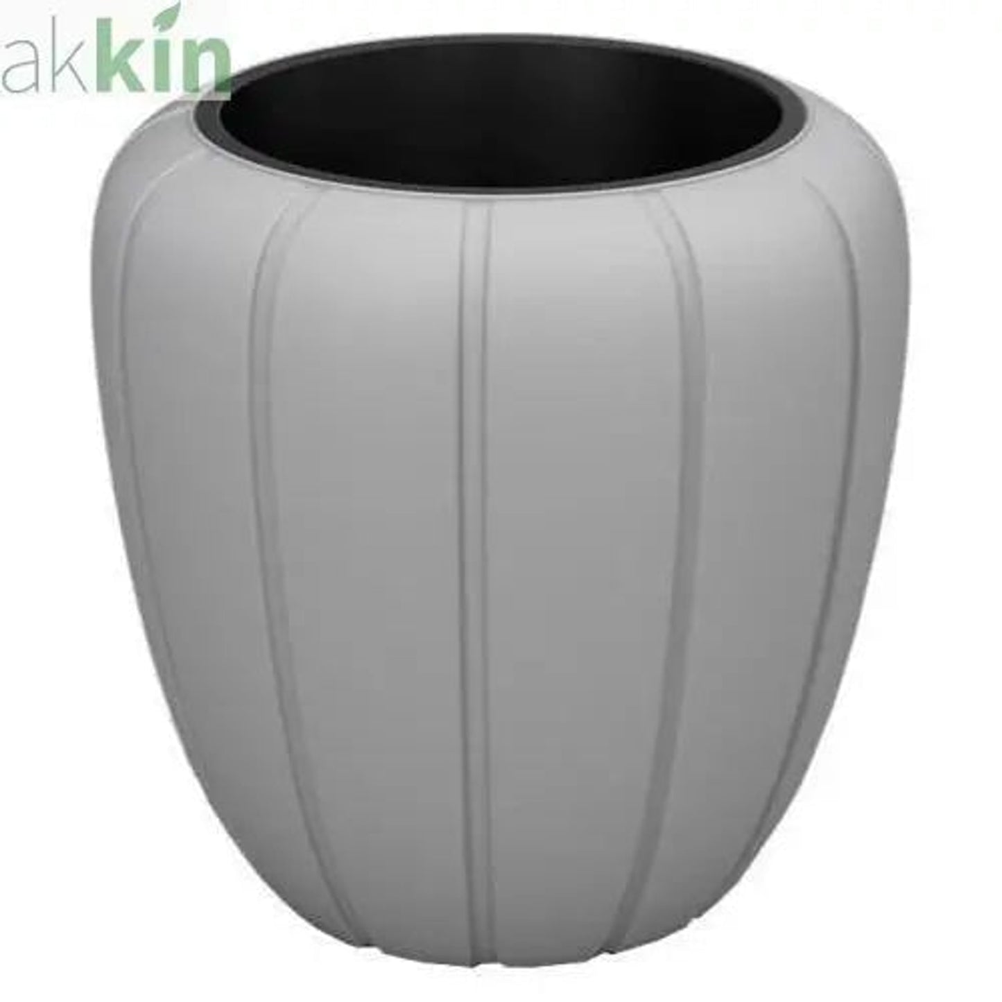 Gaja Planter Low 40cm Grey AK Kin Garden Supplies