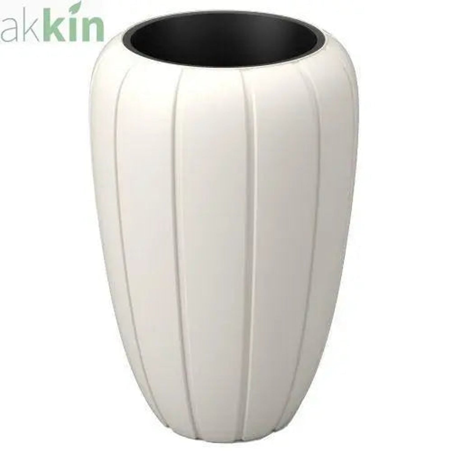 Gaja Planter Medium 40cm Cream AK Kin Garden Supplies
