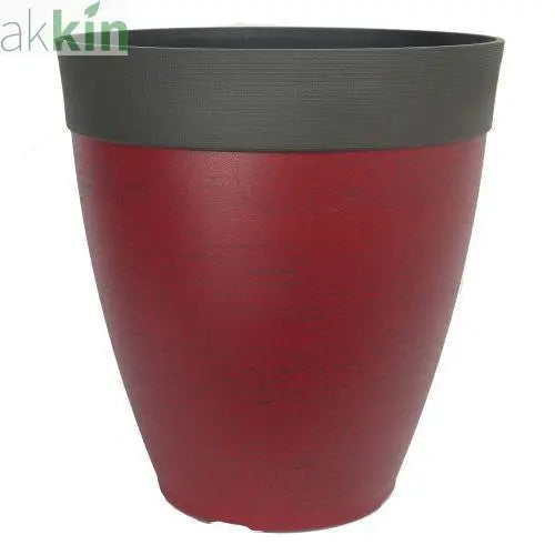 Gala Planter 35cm Tall  Burgundy Stone AK Kin Garden Supplies