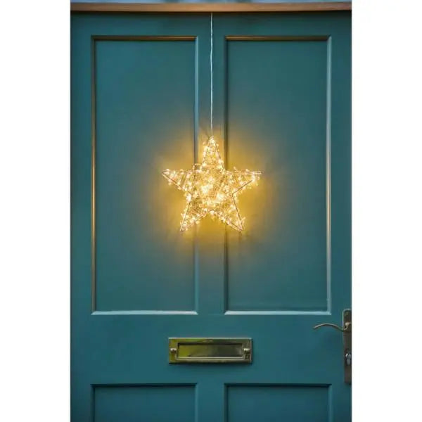 Galaxy Star Indoor & Outdoor Light 30cm Silver AK Kin Garden Supplies