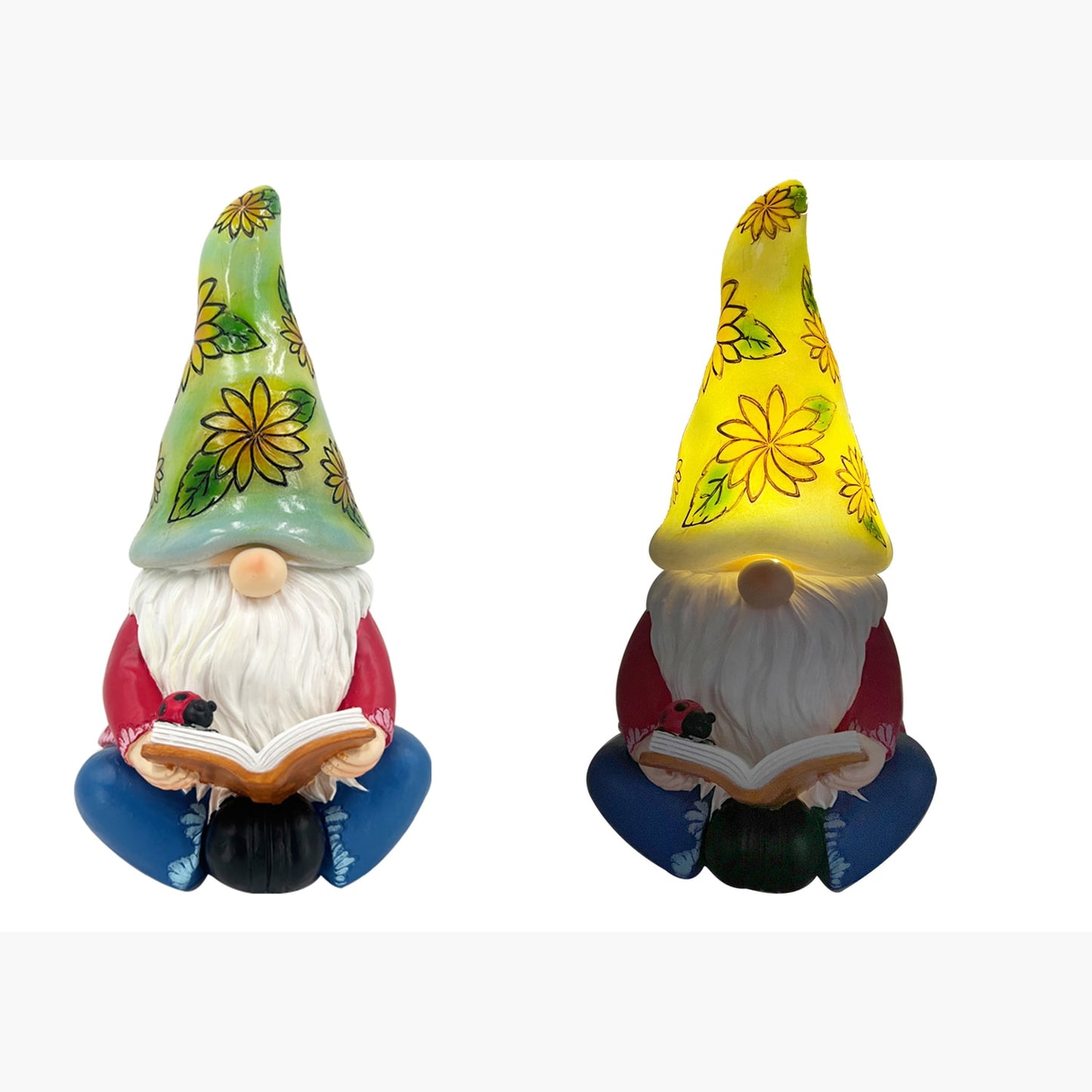 Garden Solar Gnome With Light Up Flower Hat House, Home & Garden