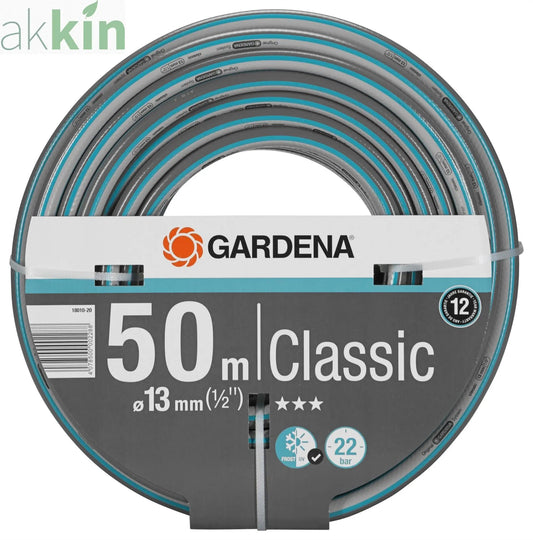 Gardena Classic Garden Hose Pipe 13mm (1/2') 50m - AK Kin Garden Supplies