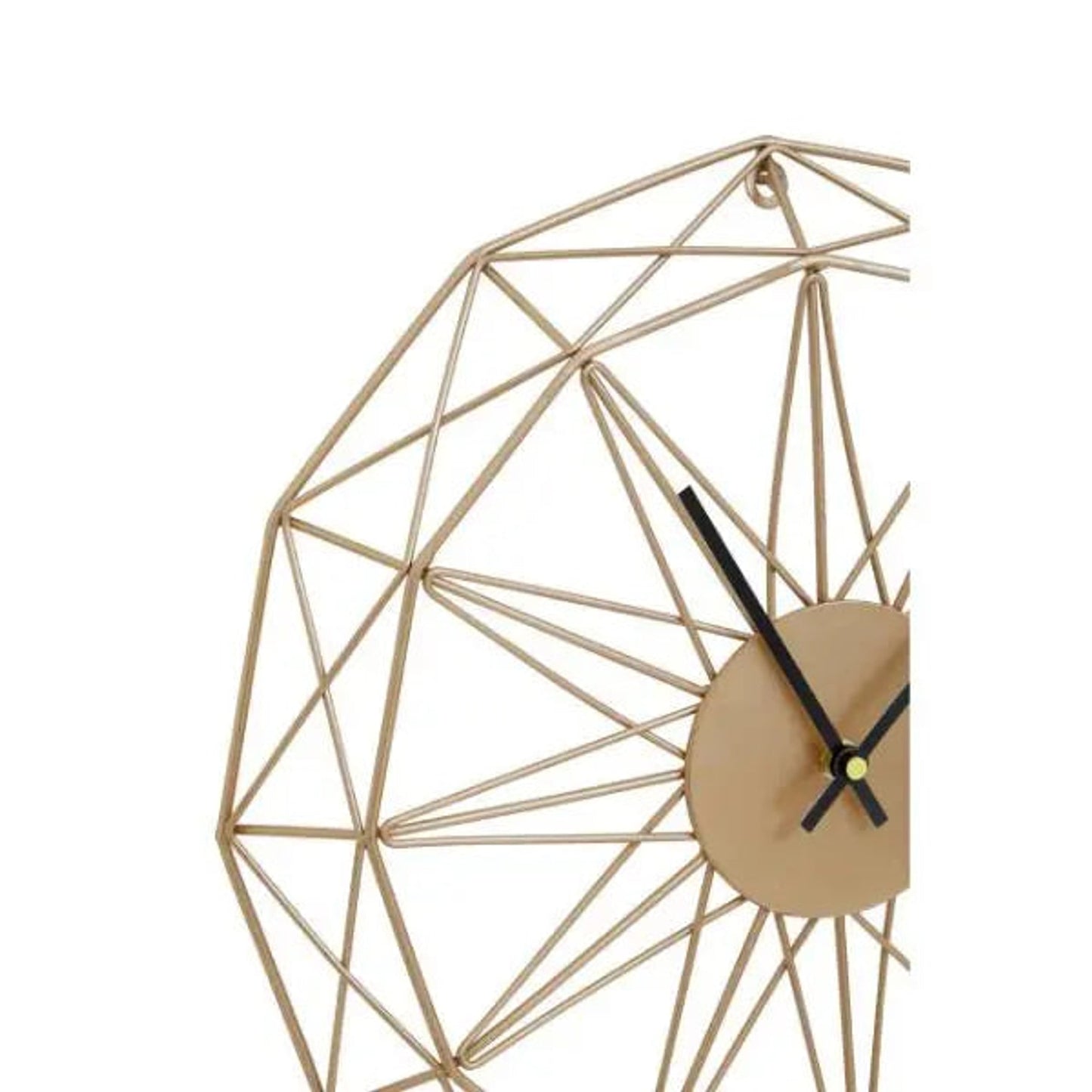 Genova Small Gold Metal Wall Clock 40cm AK Kin Garden Supplies