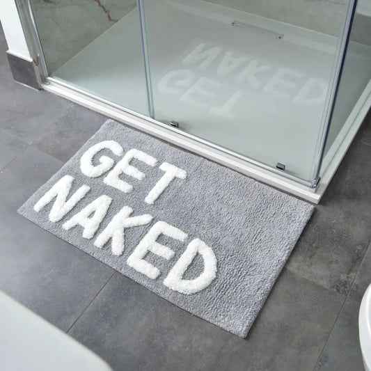 Get Naked Bath Mat - 50 x 80cm, Supersoft, Non-Slip AK Kin Garden Supplies