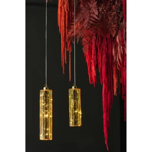 Glass Cylinders 20.7, 27cm Amarillo Hanging Home Lights | set of 2 AK Kin Garden Supplies