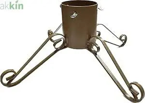 Gold Traditional Christmas Tree Stand - 5" Diameter - AK Kin Garden Supplies