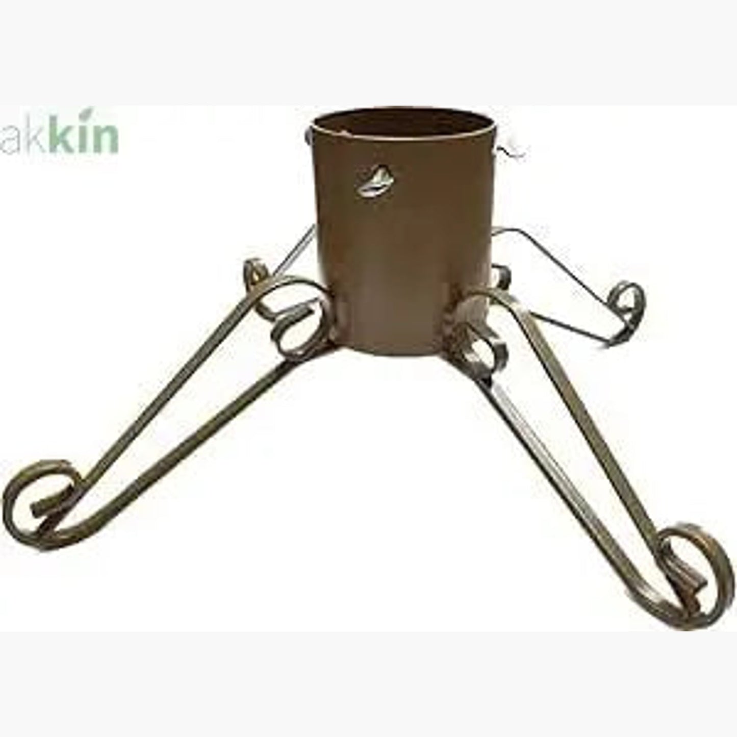 Gold Traditional Christmas Tree Stand - 5" Diameter - AK Kin Garden Supplies