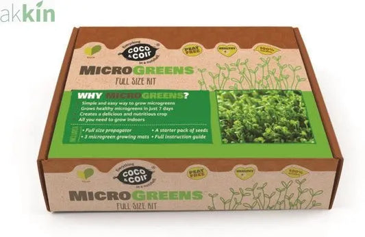 Grow Your Own Microgreens Kit Full AK Kin Garden Supplies