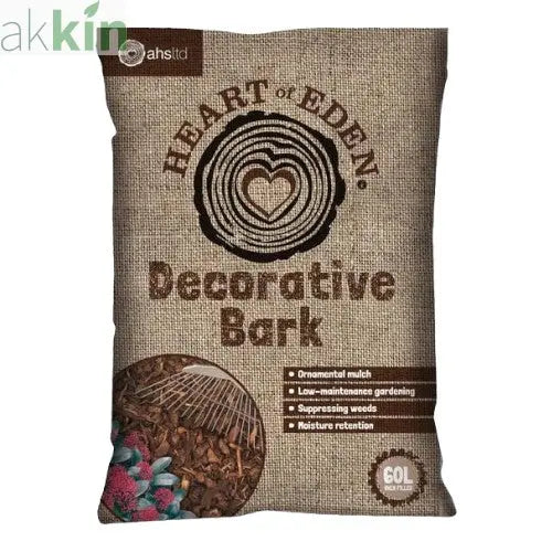 Heart of Eden Decorative Bark 80L AK Kin Garden Supplies