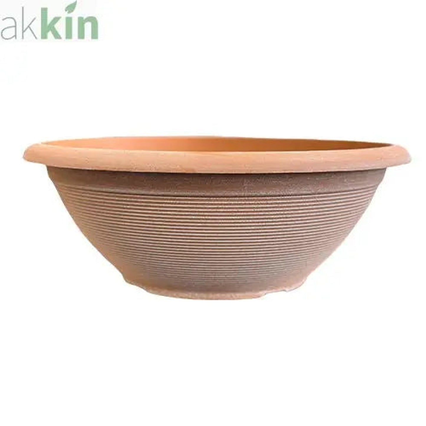 Helix Bowl 17" - Powdered Clay AK Kin Garden Supplies