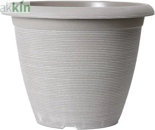 Helix Planter 13" - Powdered Beige Grey AK Kin Garden Supplies