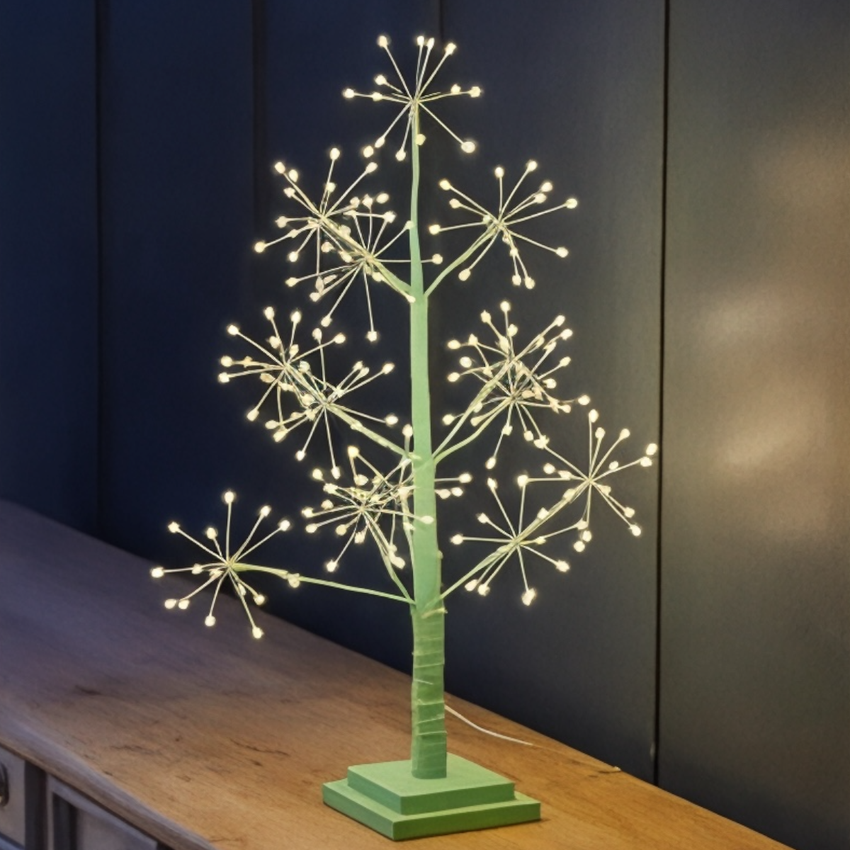 Hibiscus Tree 60cm Indoor Light Lamp Pale Mint House, Home & Garden