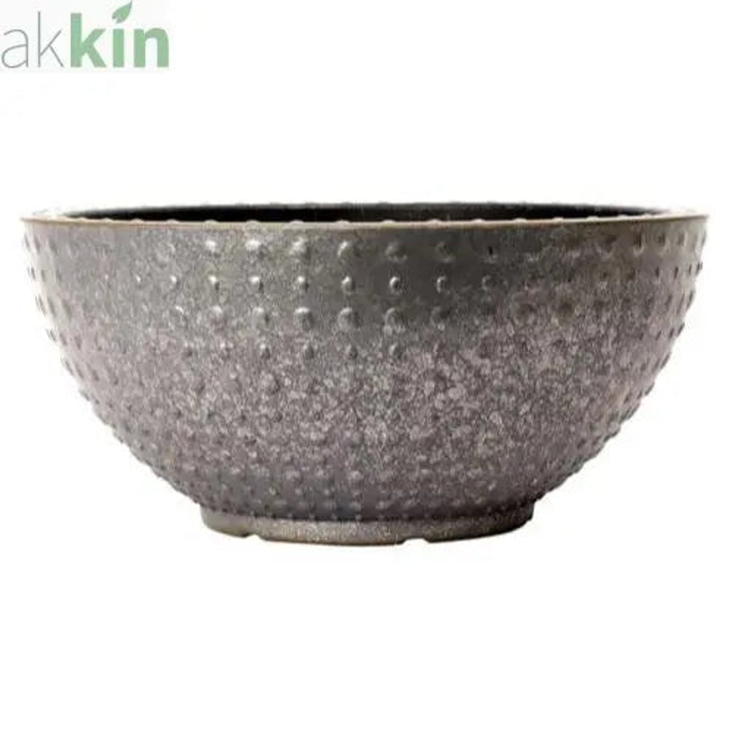 Hobnail Bowl 45cm Faux Concrete AK Kin Garden Supplies