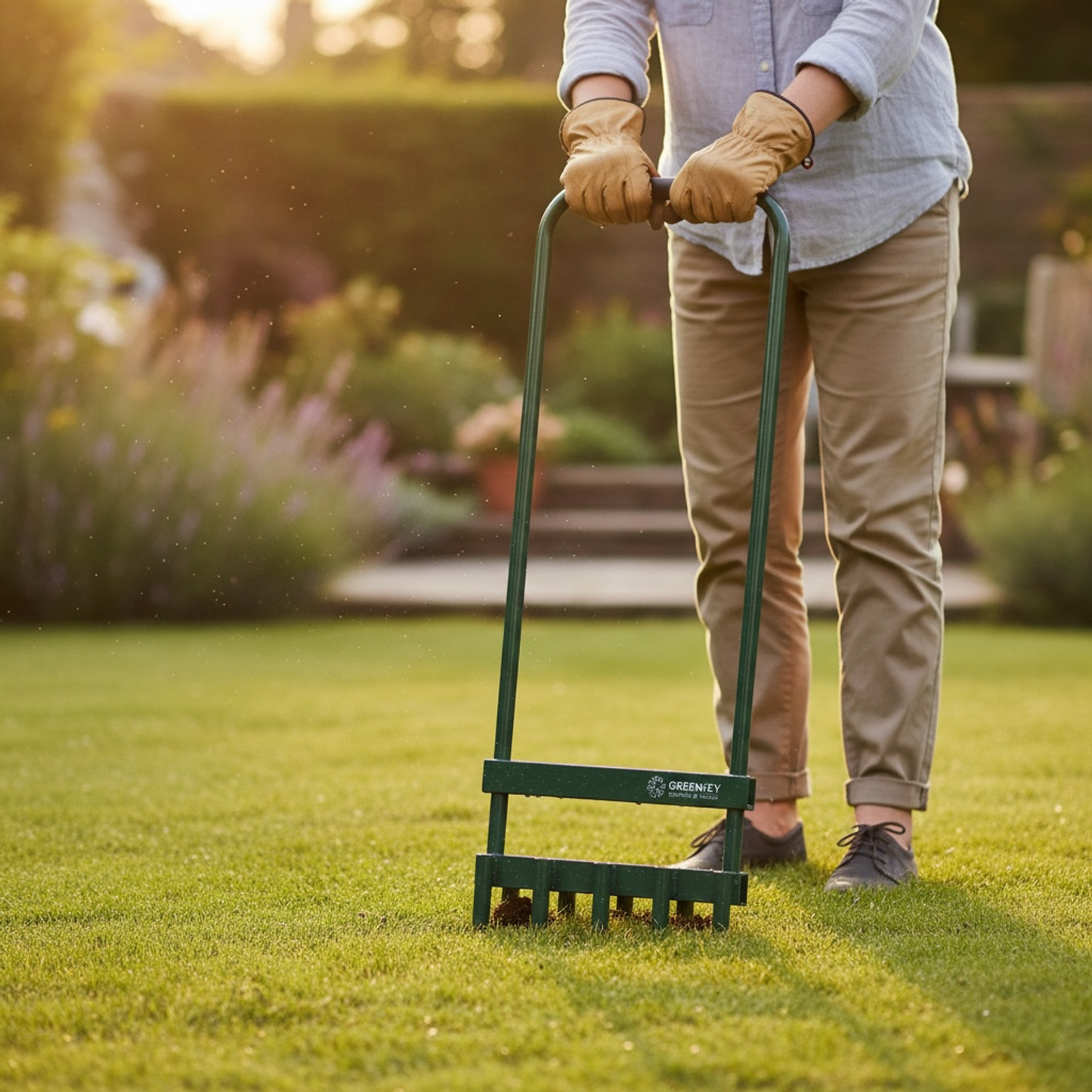 Hollow Tine Lawn Aerator AK Kin Garden Supplies