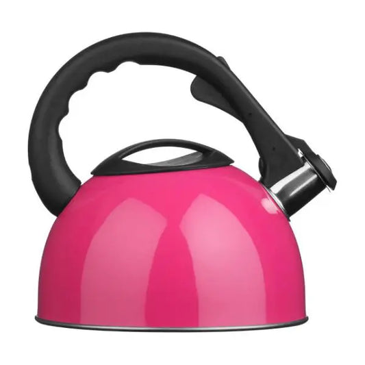 Hot Pink 2500ml Whistling Kettle AK Kin Garden Supplies