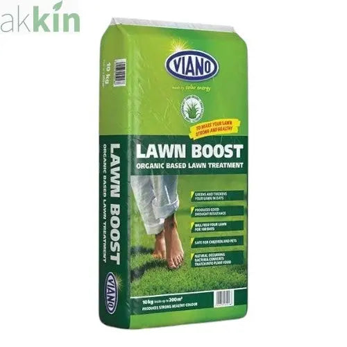 Lawn Boost Organic Lawn Fertiliser 10kg | 200m2 - AK Kin Garden Supplies