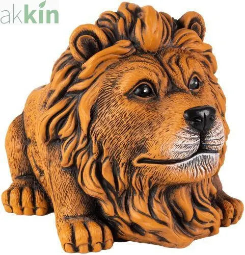 Lion Cement Planter Ornament 27cm AK Kin Garden Supplies