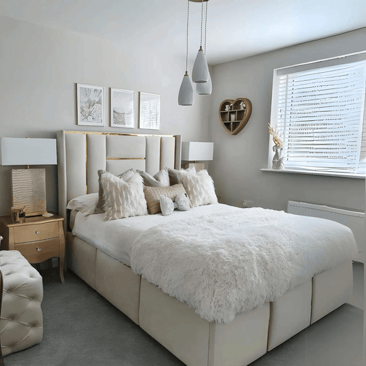 Luxe Panel Bed Frame – Luxury Bespoke Handmade Bed | UK Beds Direct UK Beds Direct ltd