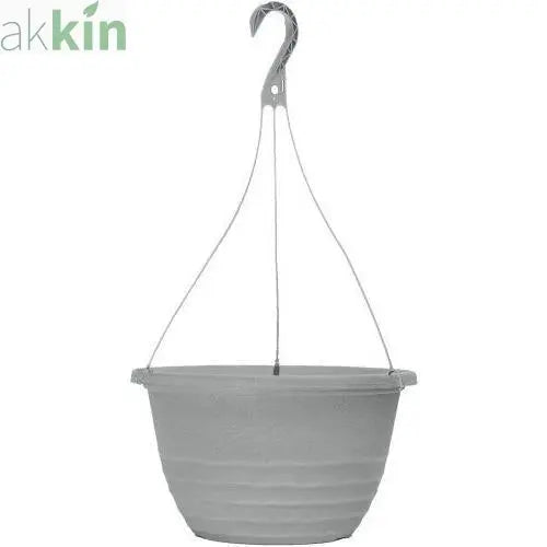 Mariella Hanging Basket 12"  Country Grey AK Kin Garden Supplies