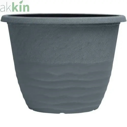 Mariella Planter 13"  Washed Lead AK Kin Garden Supplies