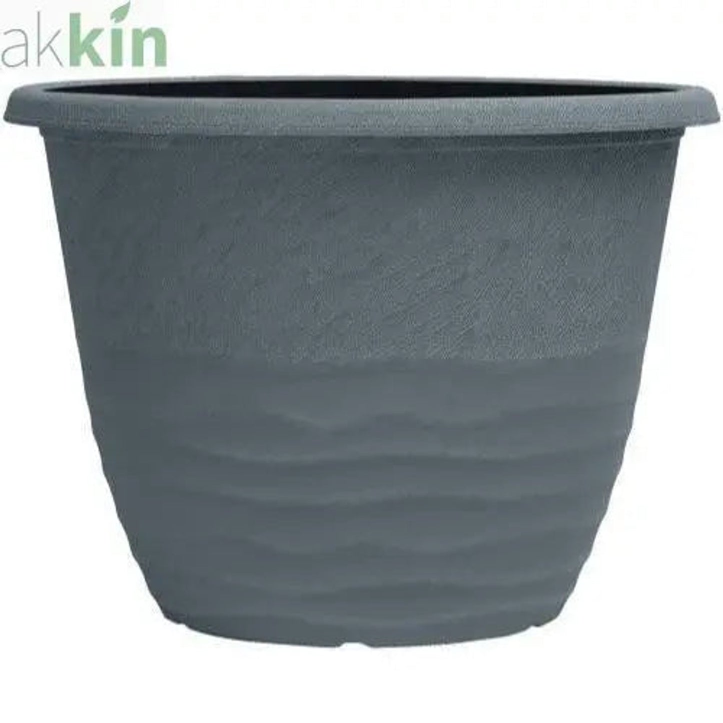 Mariella Planter 13" Washed Lead AK Kin Garden Supplies