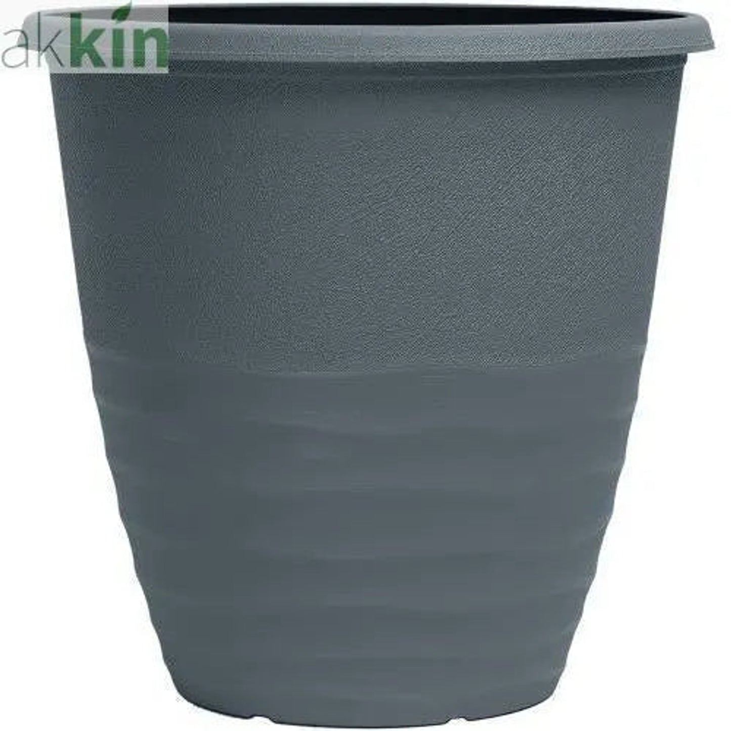 Mariella Tall Planter 12" Washed Lead AK Kin Garden Supplies