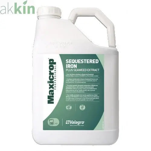 Maxicrop Sequested Iron Liquid Fertiliser 10lt - AK Kin Garden Supplies