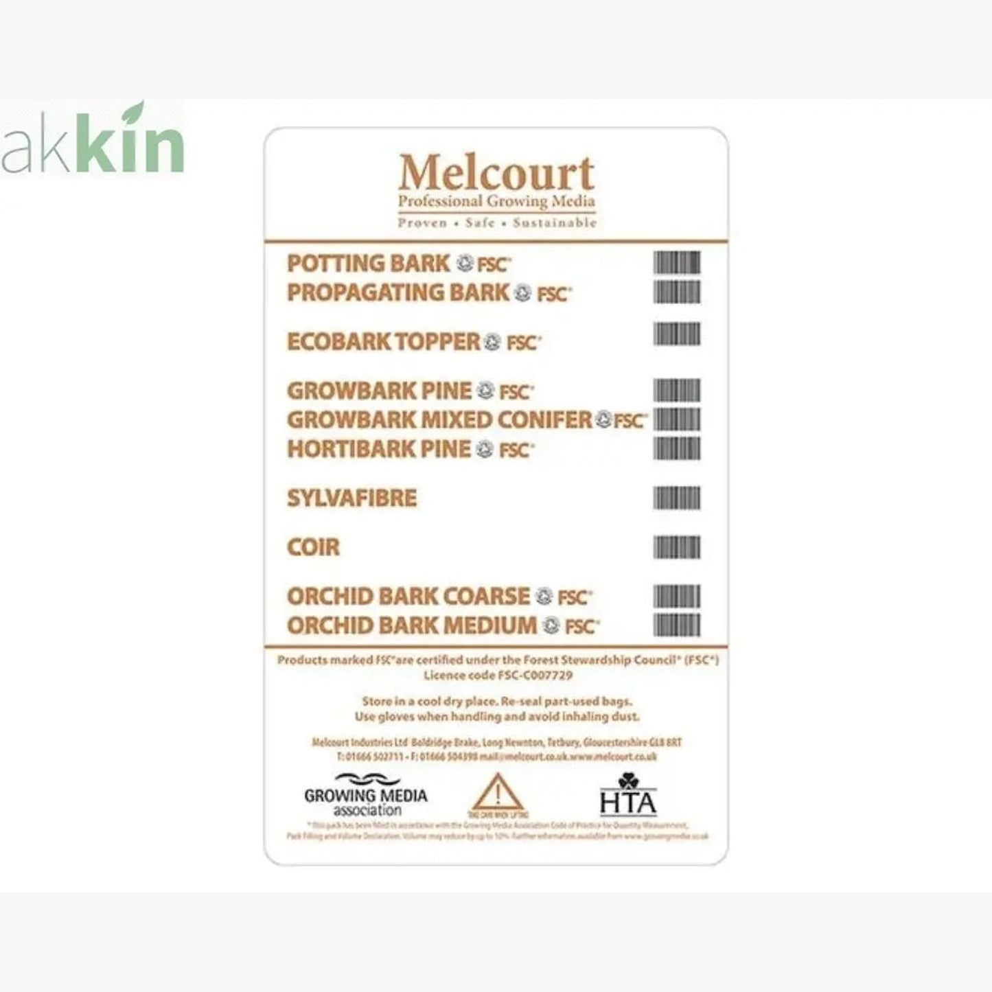 Melcourt Growbark Pine 60lt Bag AK Kin Garden Supplies