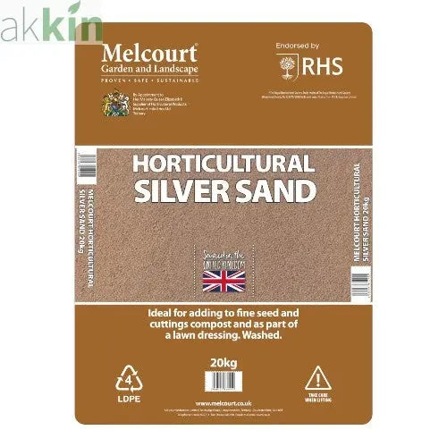 Melcourt Horticultural Silver Sand 20kg - AK Kin Garden Supplies