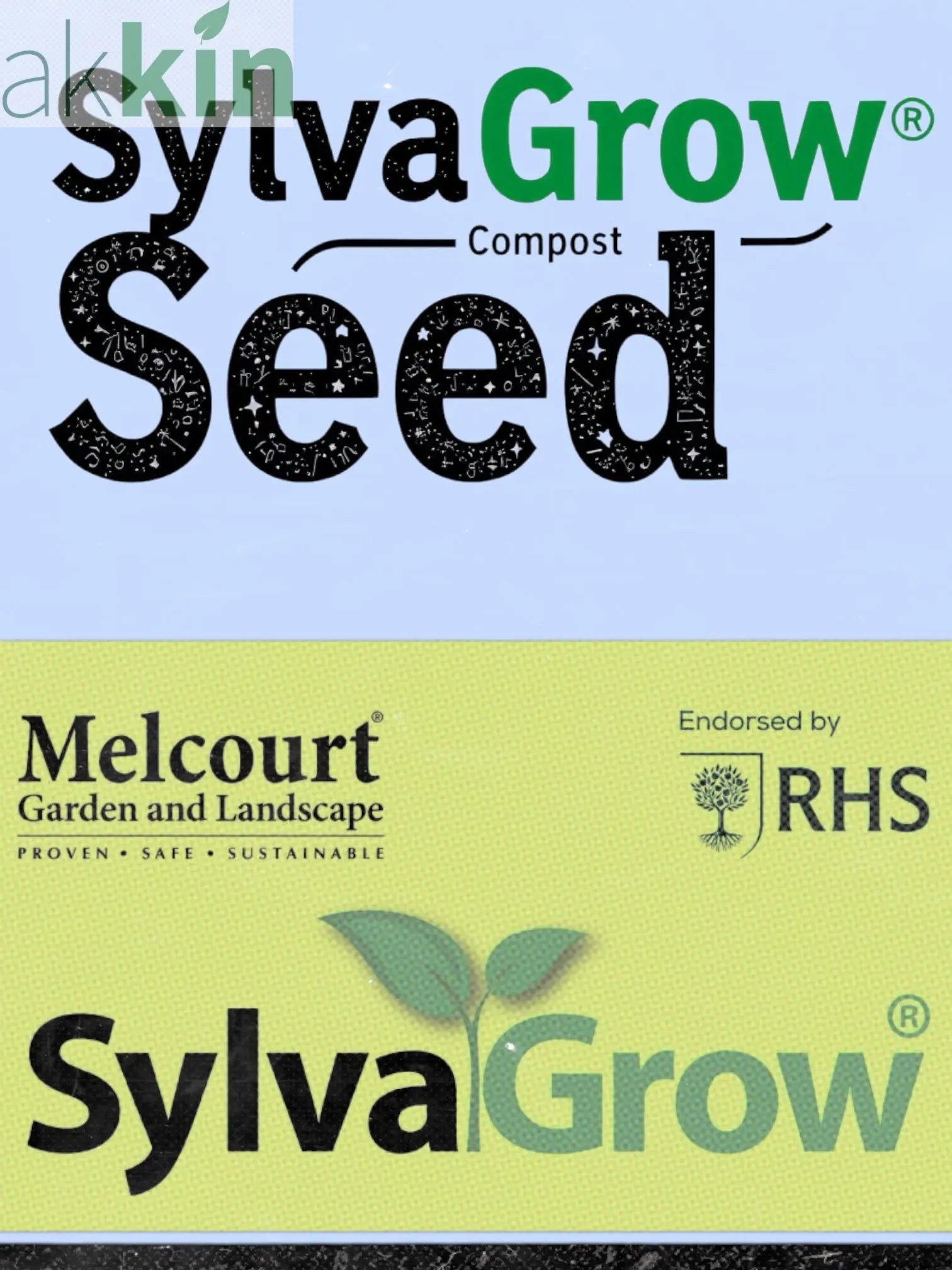 Melcourt RHS Endorsed Sylvagrow Peat Free Seed Compost 15lt Carry Bag AK Kin Garden Supplies