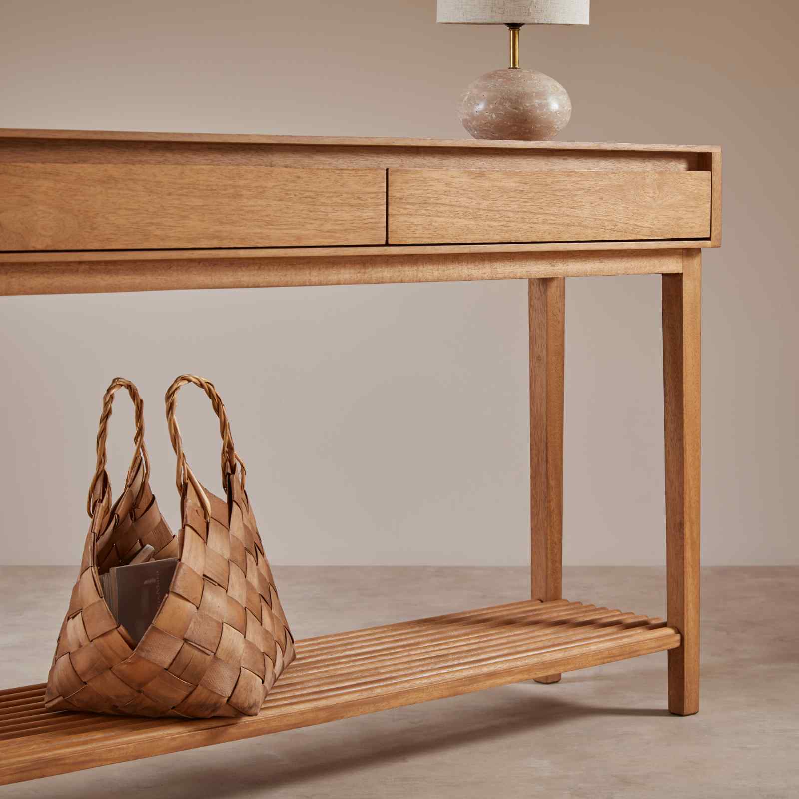 Melia Console Table with Two Drawers Fishe and Lilly