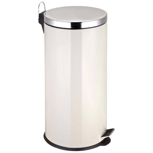 Miller Cream 30 Litre Pedal Bin House, Home & Garden