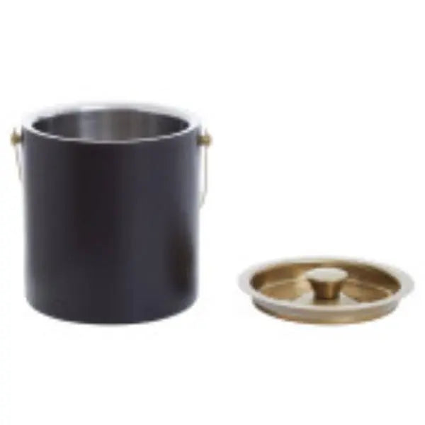 Mixology Black And Gold Finish Ice Bucket AK Kin Garden Supplies