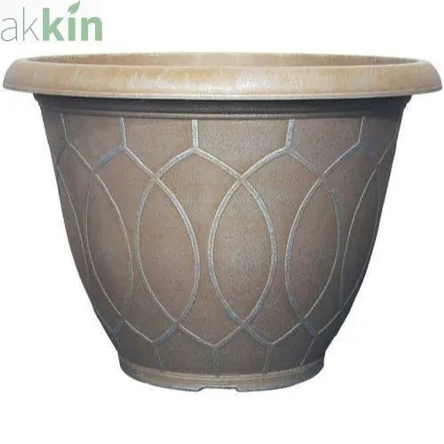 Monaco Planter 13" Grey Blue AK Kin Garden Supplies