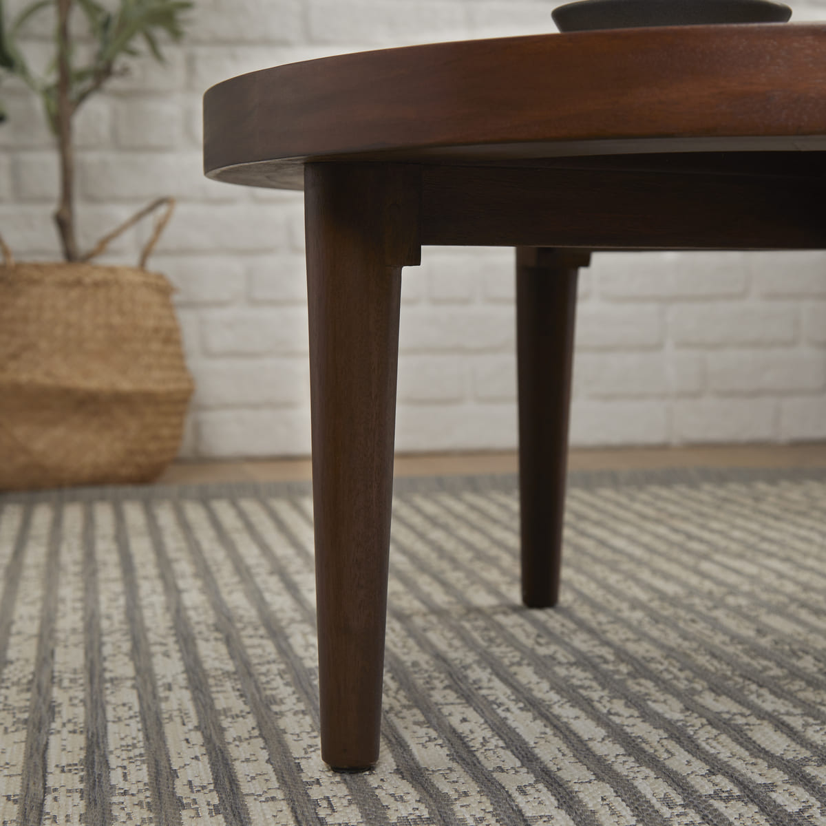 Norway Walnut Round Coffee Table Fishe and Lilly