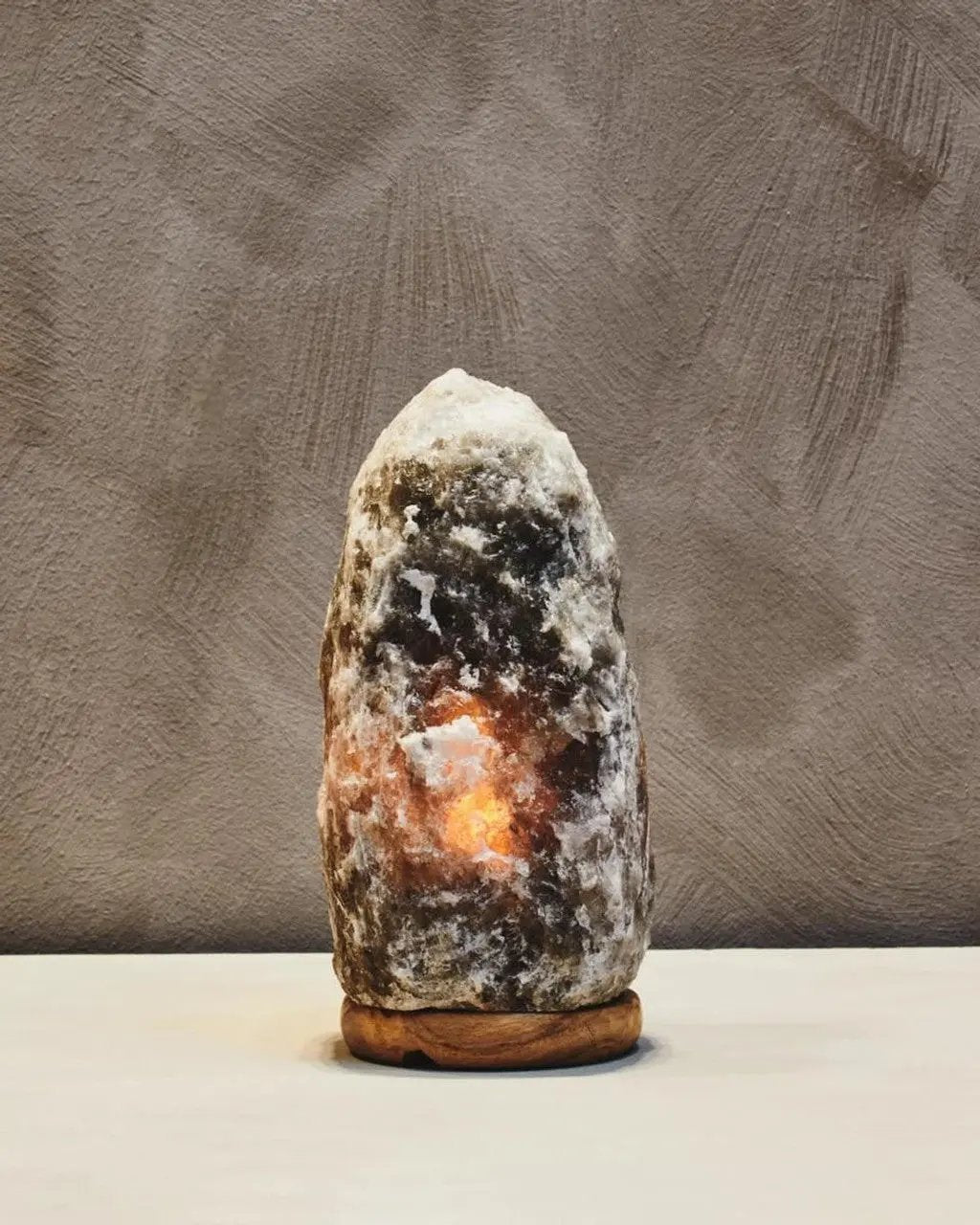 Nepal Grey Natural Salt Lamp AK Kin Garden Supplies
