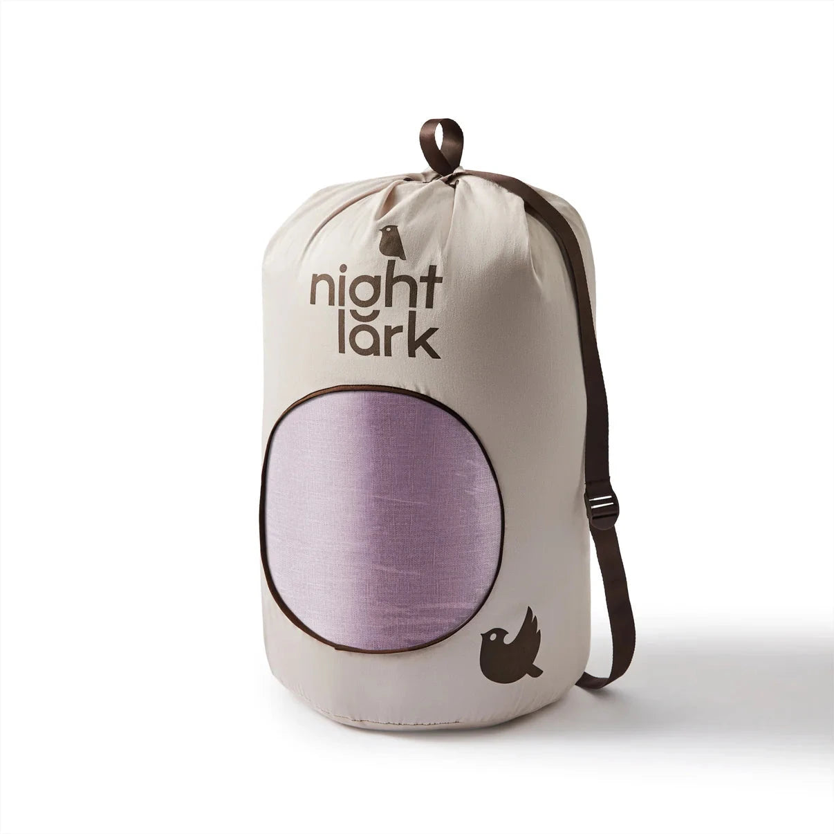 Night Lark® LINEN PRINT COVERLESS DUVET KING SIZE ALL YEAR 10.5tog - LILAC BLOOM House, Home & Garden