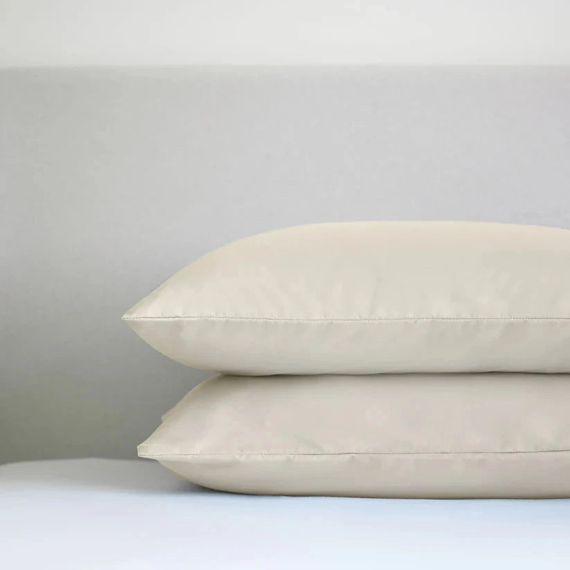 Night Lark® Plain Dye Pillowcase Pair - Warm Sand House, Home & Garden