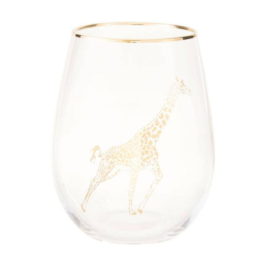 Nomi Gold Giraffe Curved Tumbler 550ml House, Home & Garden