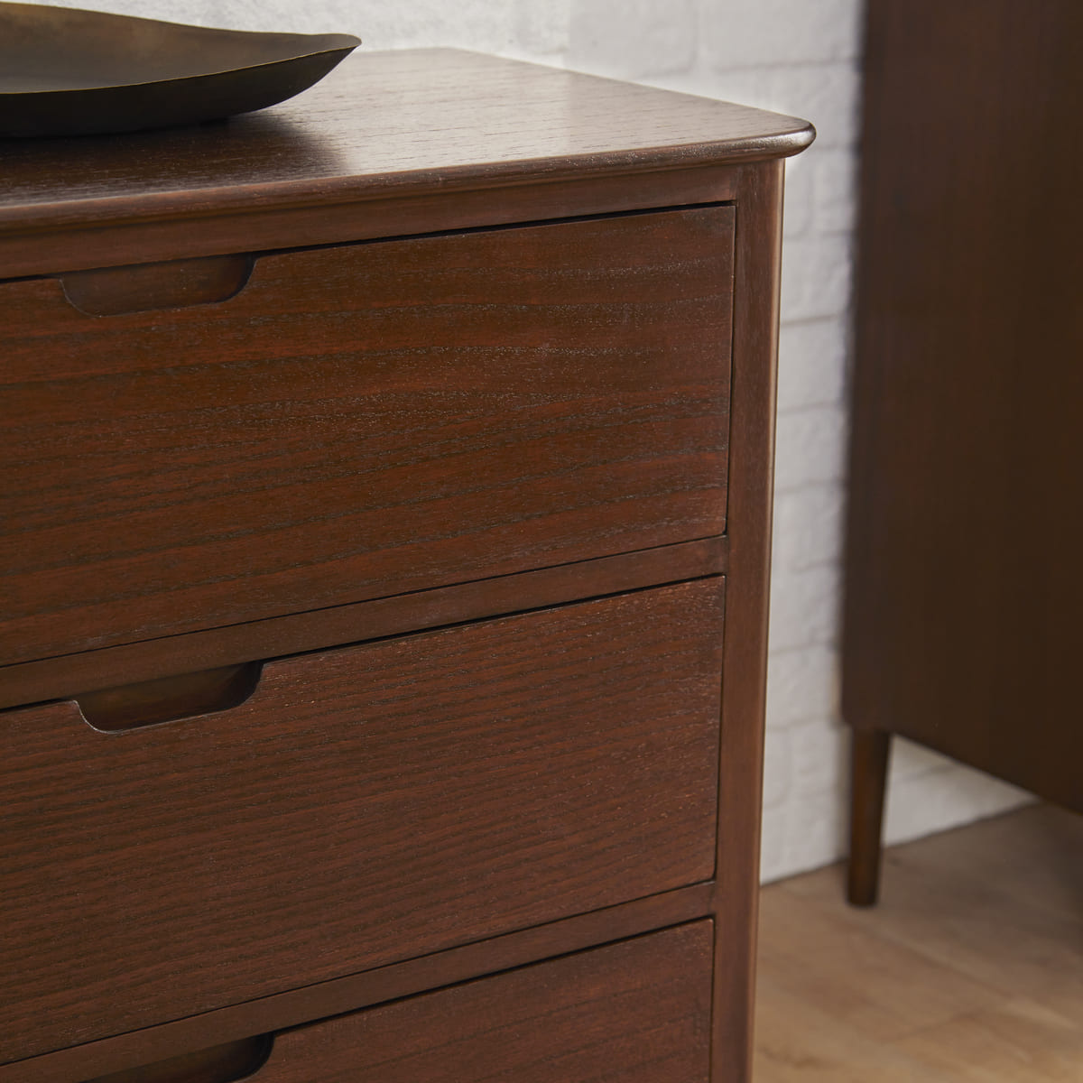 Norway Walnut Chest of 3 Drawers Fishe and Lilly