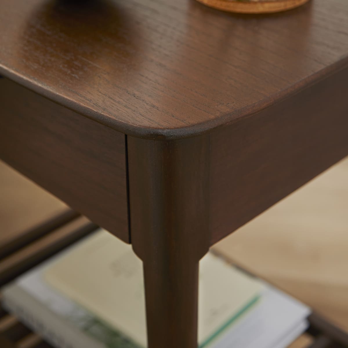 Norway Walnut Side Table Fishe and Lilly