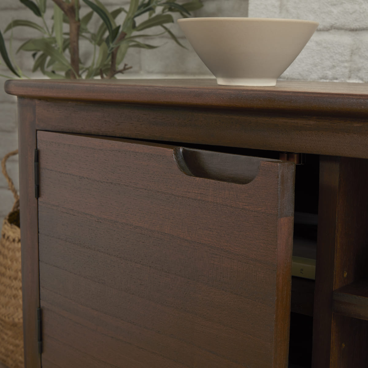 Norway Walnut TV Stand & Media Unit Fishe and Lilly