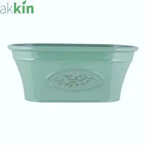 Olive Decorative Trough Planter 38cm - Green AK Kin Garden Supplies