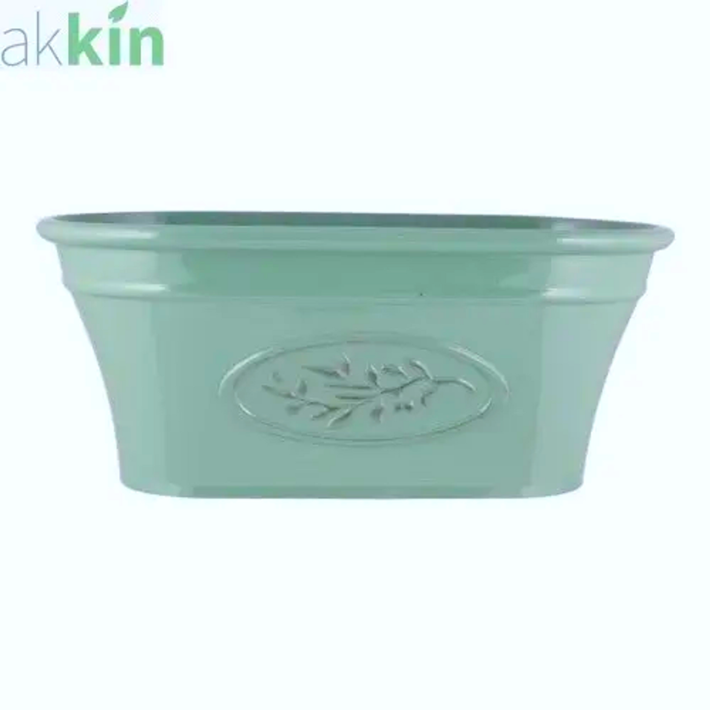 Olive Decorative Trough Planter 38cm - Green AK Kin Garden Supplies
